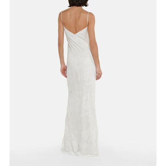 Galvan Bridal Frida devoré gown US 8 $2077 - Picture 4 of 11
